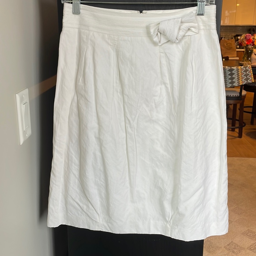 Elie Tahari White Skirt